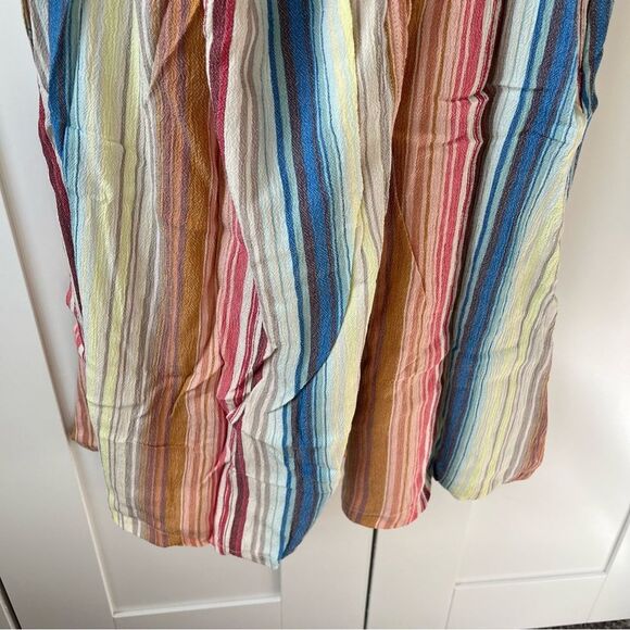 PrAna Fernie Dress In Multi Baja Stripe Strappy Pockets Size Medium NWT - Picture 12 of 15